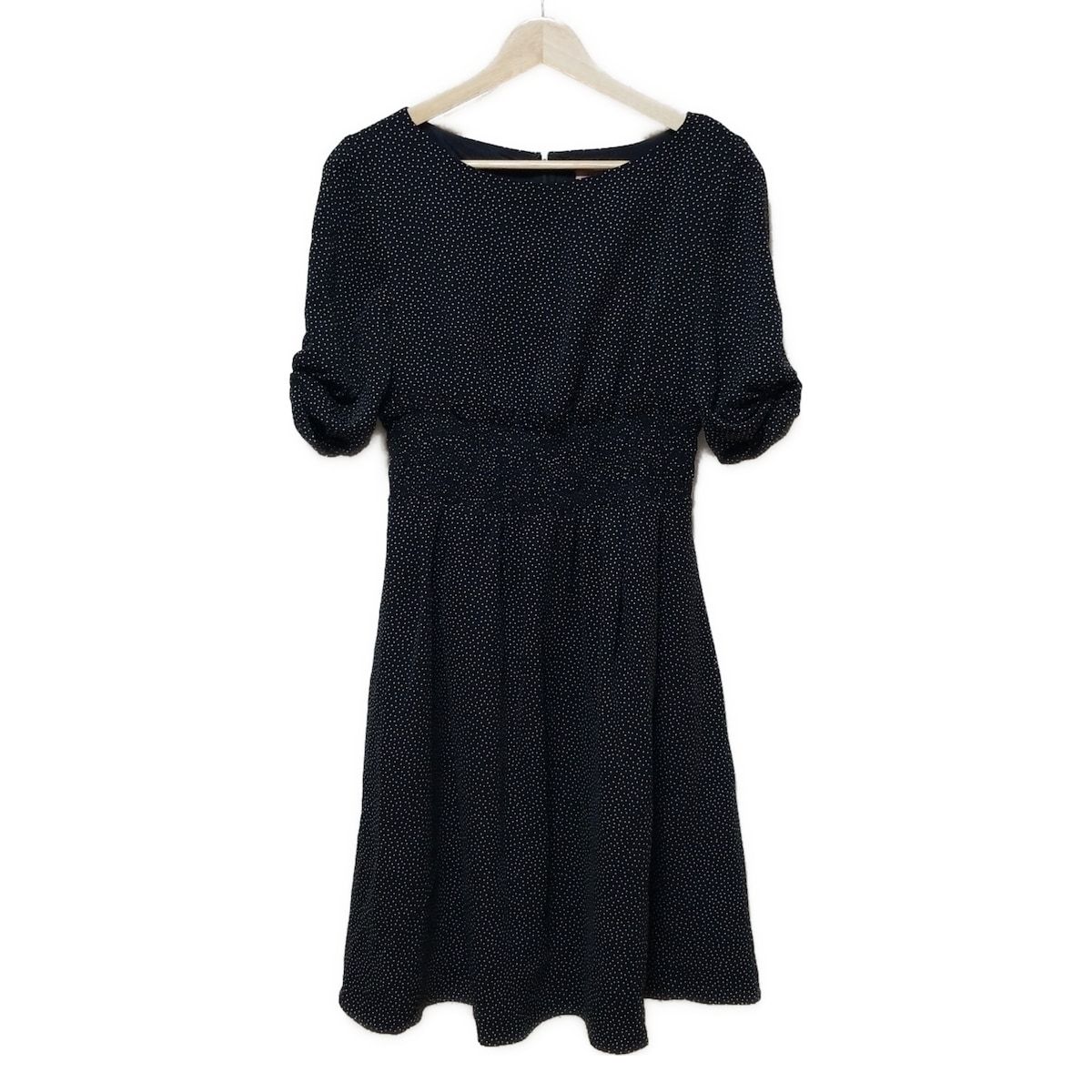 TOCCA(トッカ) ワンピース サイズ0 XS レディース美品 - 黒×白 クルー  