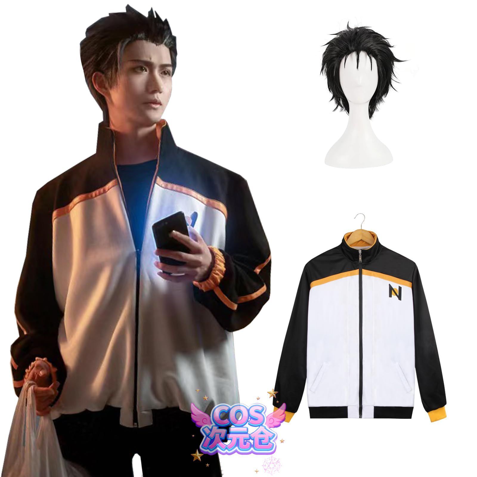 菜月昴 ウィッグ付き 神併 Re ０から始まる異世界生活 コスプレ ウィッグ付き レム ラム エミリア 菜月昴 コスプレ メイド服 リゼロ コスプレ衣装 大人用