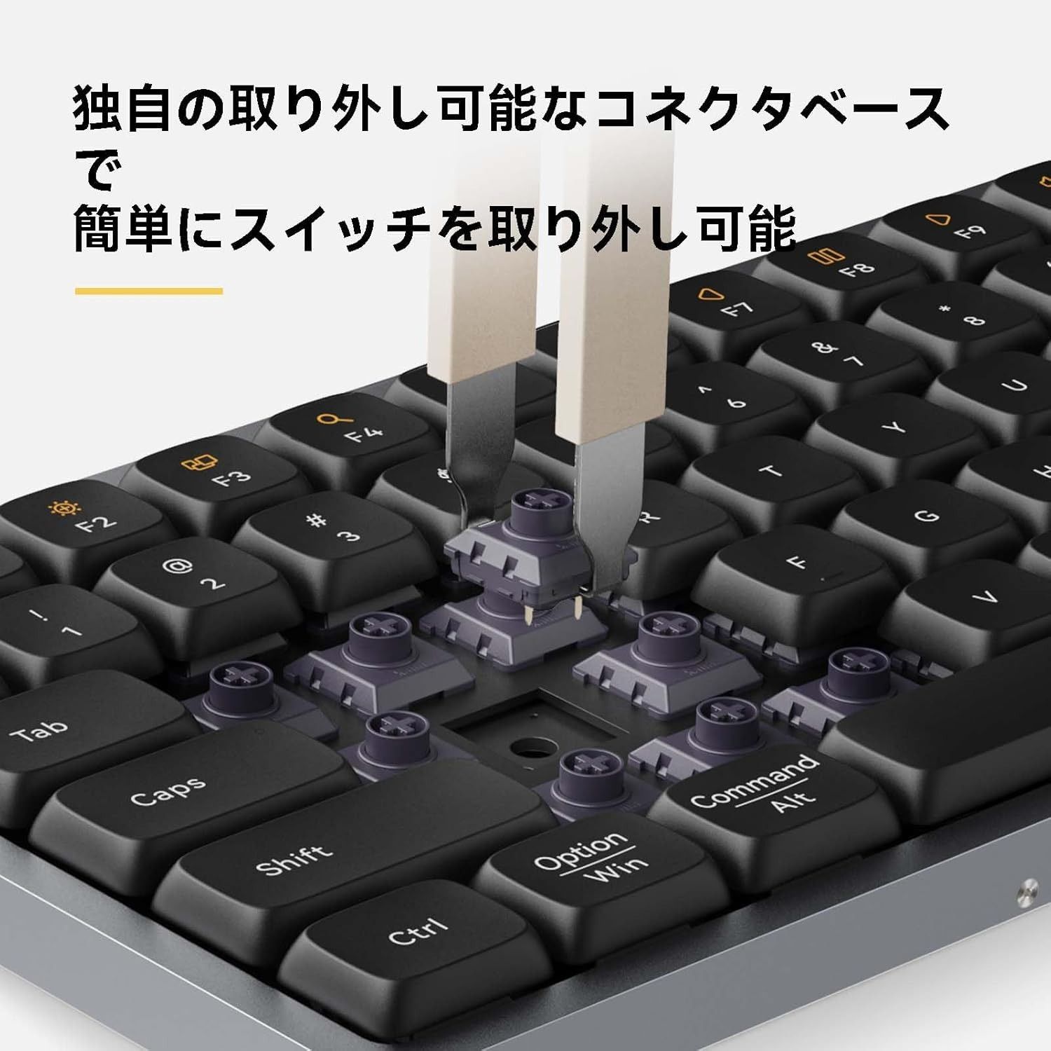 Lofree FLOW ロープロファイルメカニカルキーボード 英語配列 スペース 