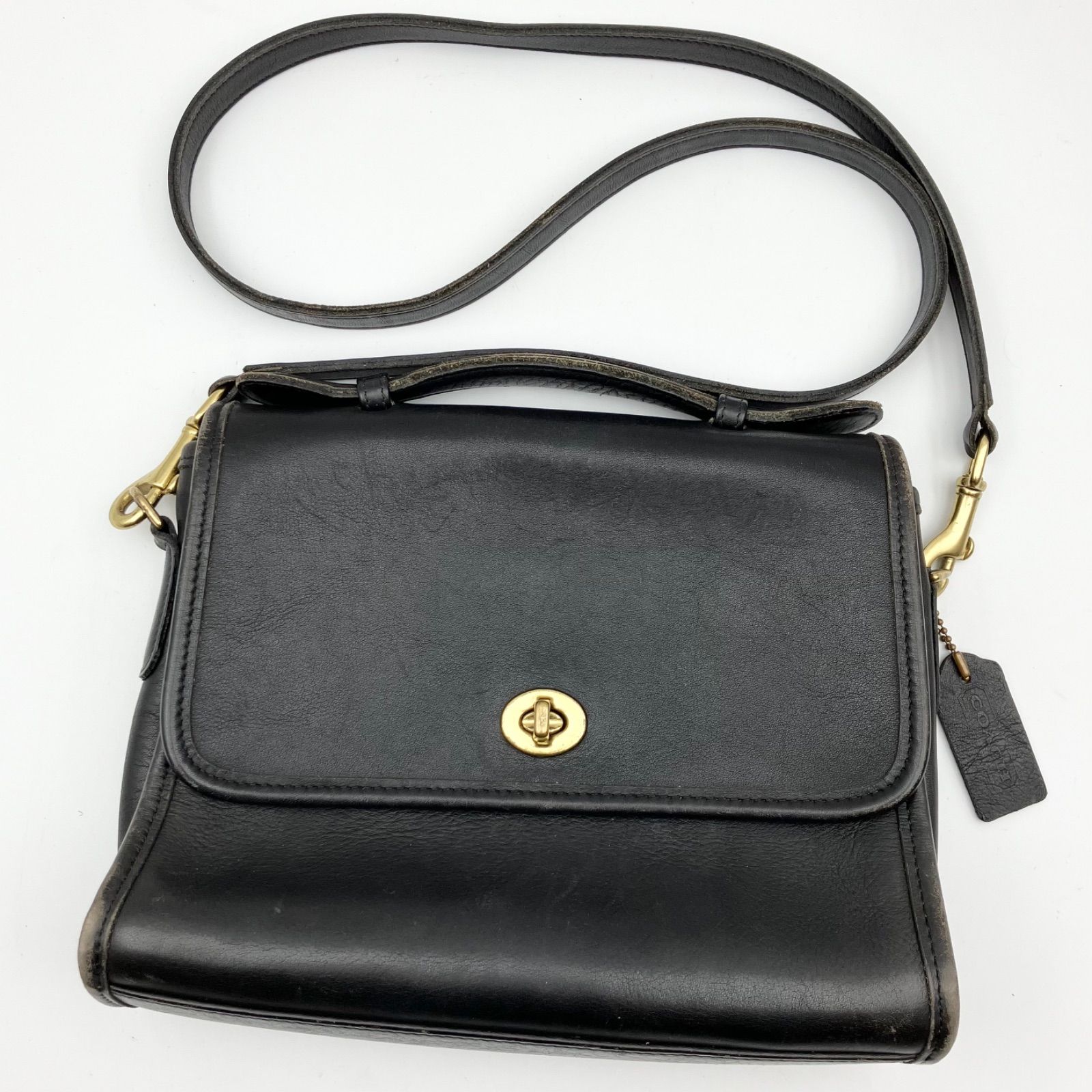 coach コーチ　2wayバッグ　ハンドバッグ　ショルダーバッグ　オールド バイセル公式】コーチ ロゴ ハンドバッグ 2WAY ショルダーバッグ