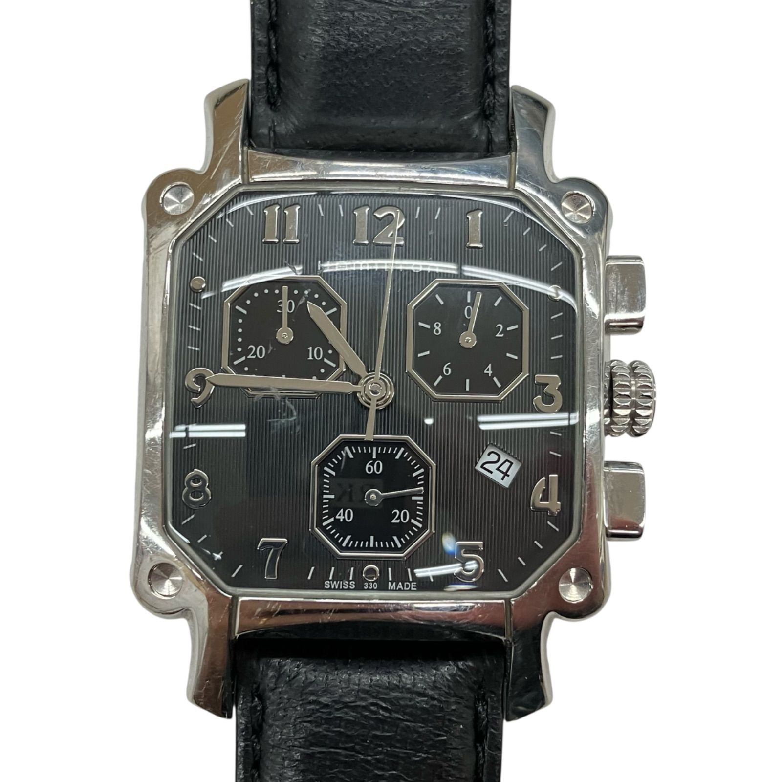 186005 現状品 HAMILTON ハミルトン ロイドクロノ H194120 クォーツ
