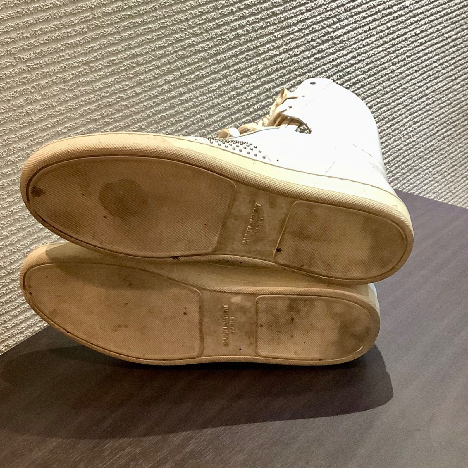 サンローラン SAINTLAURENT スタッズ ハイカット スニーカー シューズ