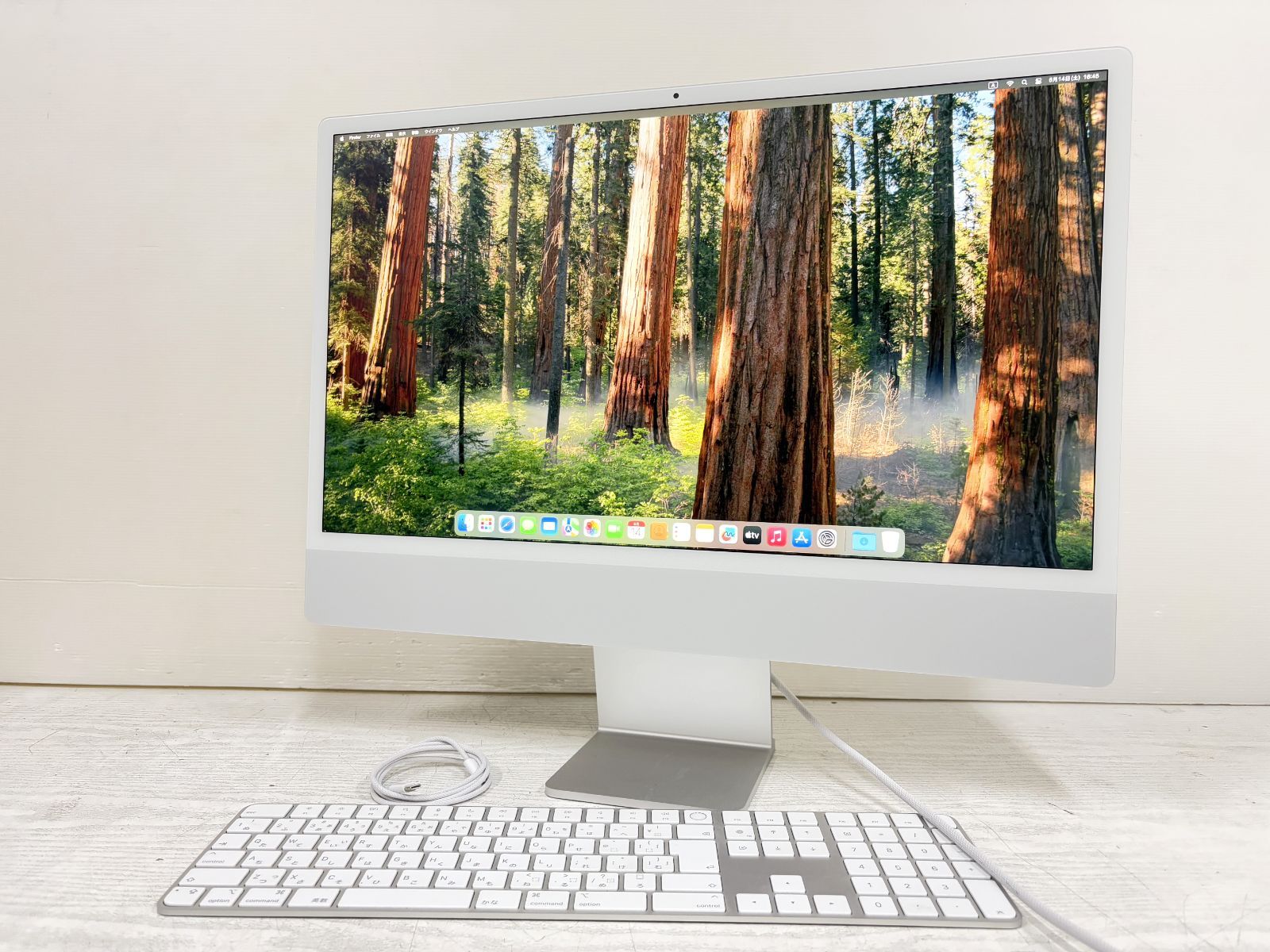 美品 キーボード付属】Apple iMac (24-inch, M1, 2021) A2439