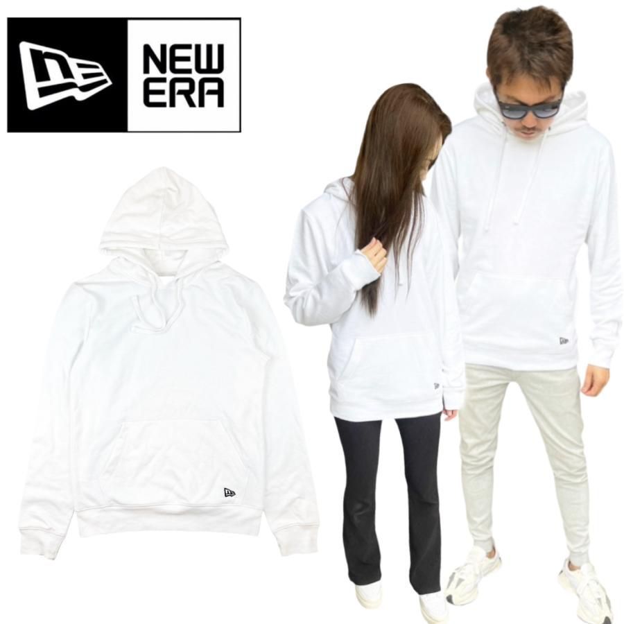ニューエラ NEWERA パーカー ロゴ NEA550 ホワイト 裏起毛 フリース プルオーバー スウェット メンズ レディース ユニセックス  NEWERA COMEBACK FLEECE PULLOVER シンプル シンプルコーデ 新品 正規品 未