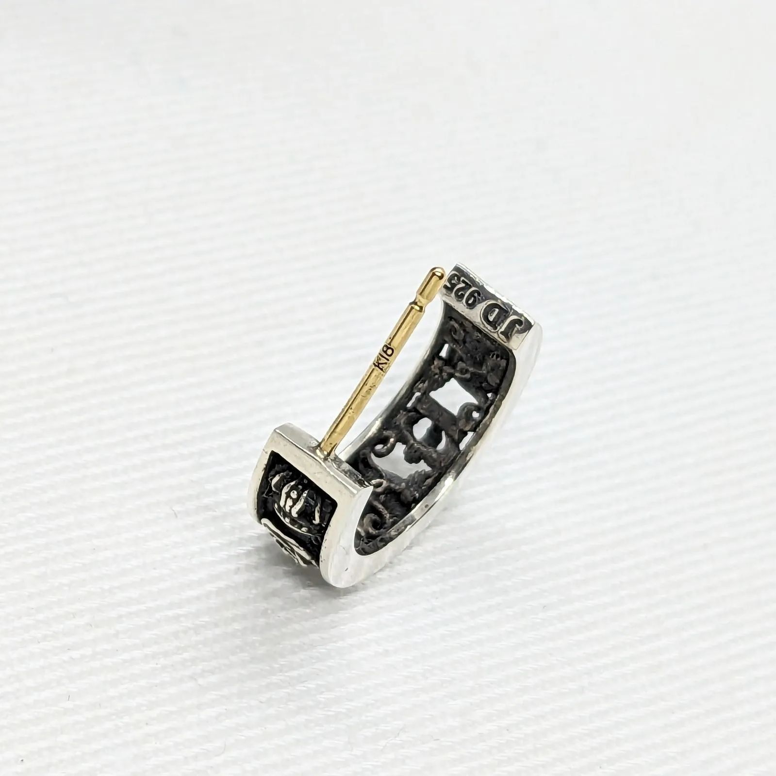 美品 ジャスティンデイビス マイラブ ピアス ゴールド K18/SV925 MY LOVE ピアス | ジャスティン デイビス（JUSTIN DAVIS）公式