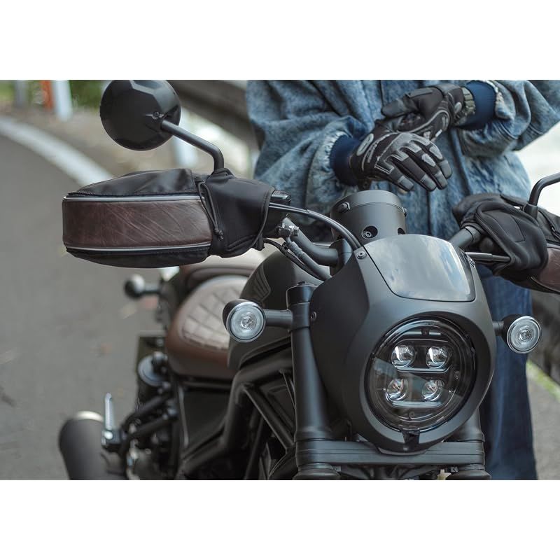 ハンドルカバー ブラウン