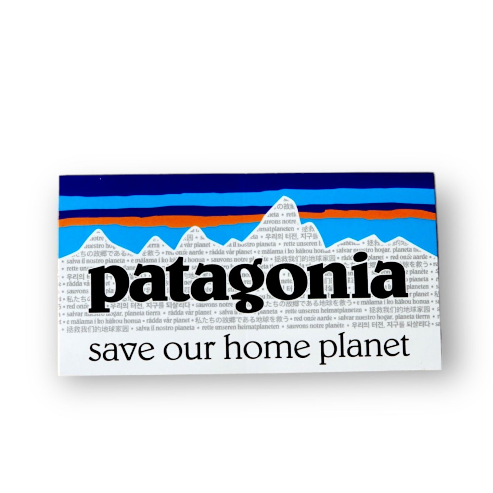 PATAGONIA パタゴニア SAVE OUR HOME PLANET P-6ロゴ ステッカー