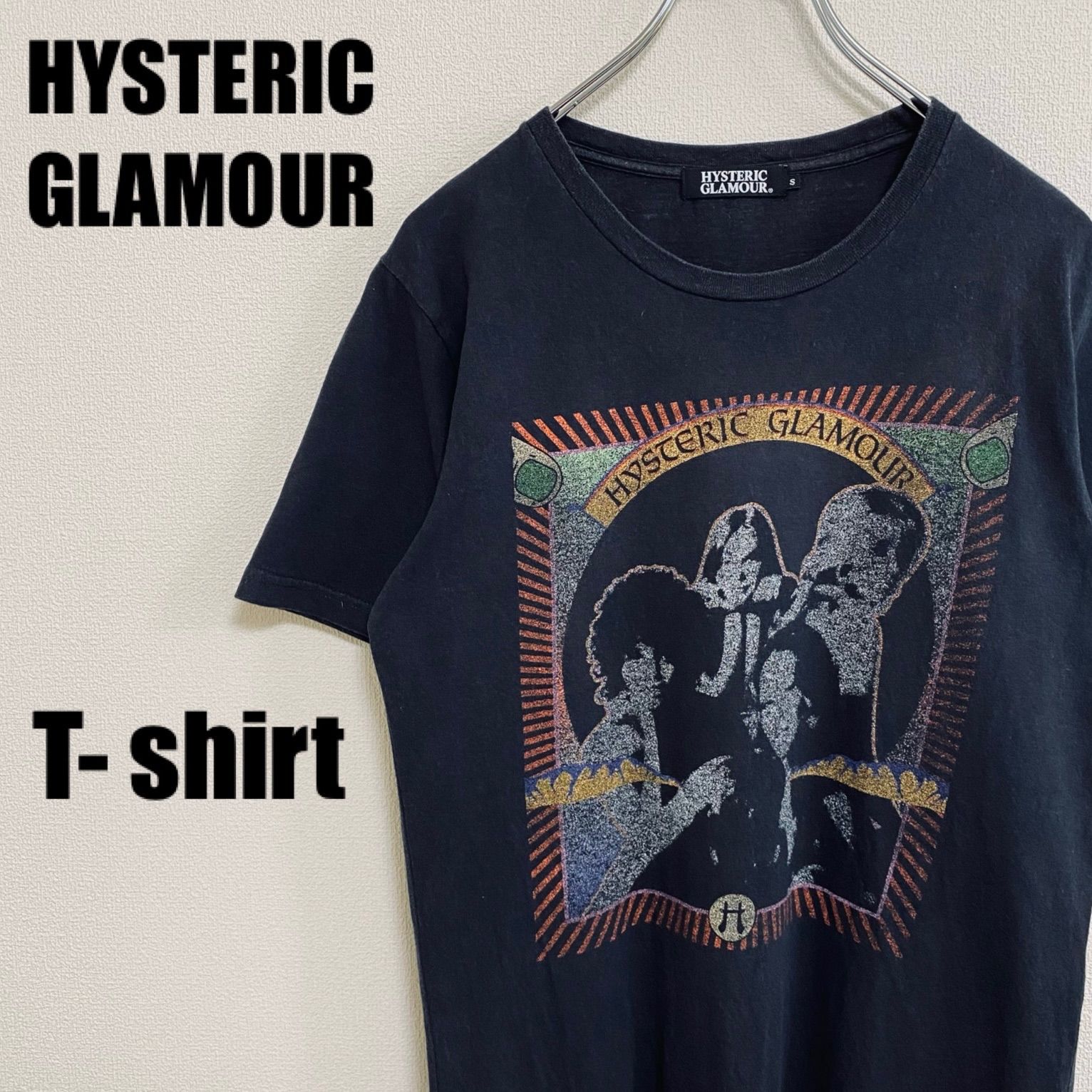 ヒステリックグラマー Tシャツ TEE HYSTERIC GLAMOUR 黒 ブラック