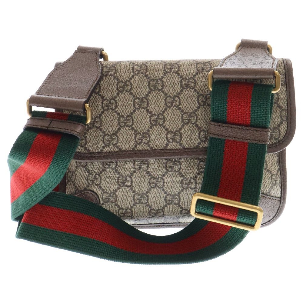GUCCI (グッチ) GGスプリーム スモール メッセンジャーバッグ ベージュ