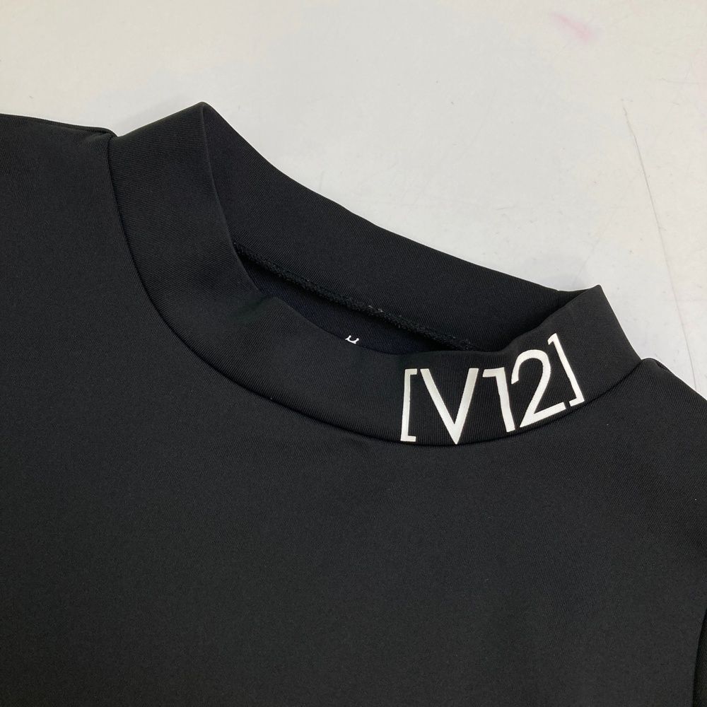 サイズ：1 V12 ヴィトゥエルヴ モックネック 長袖Tシャツ ブラック系