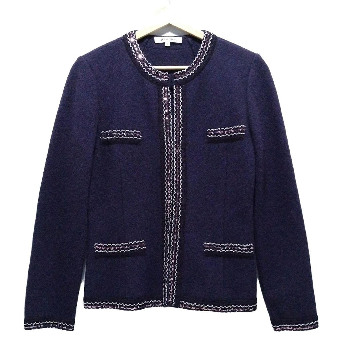 HANAE MORI(ハナエモリ) ジャケット サイズM レディース美品 HANAE MORI(ハナエモリ) ジャケット サイズM レディース美品