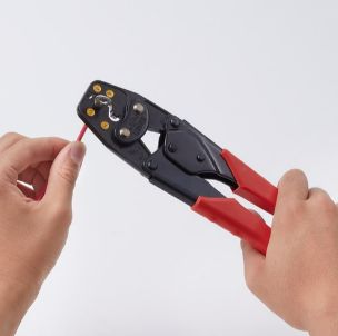 ロブテックス LOBTEX 裸圧着端子用圧着工具 AK19A 使用範囲2 5.5 8 14