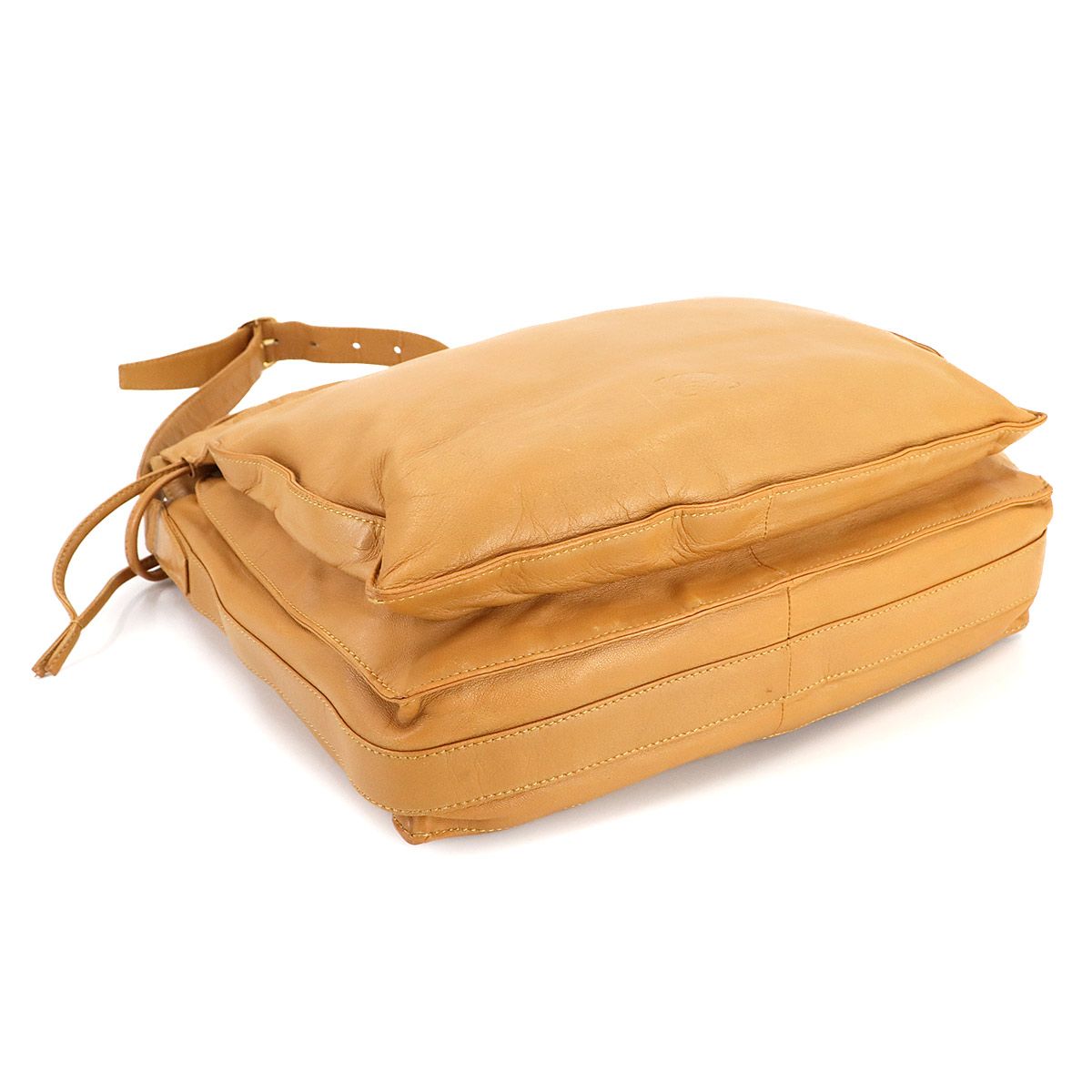 ロエベ LOEWE フラメンコ ショルダー バッグ レザー ブラウン