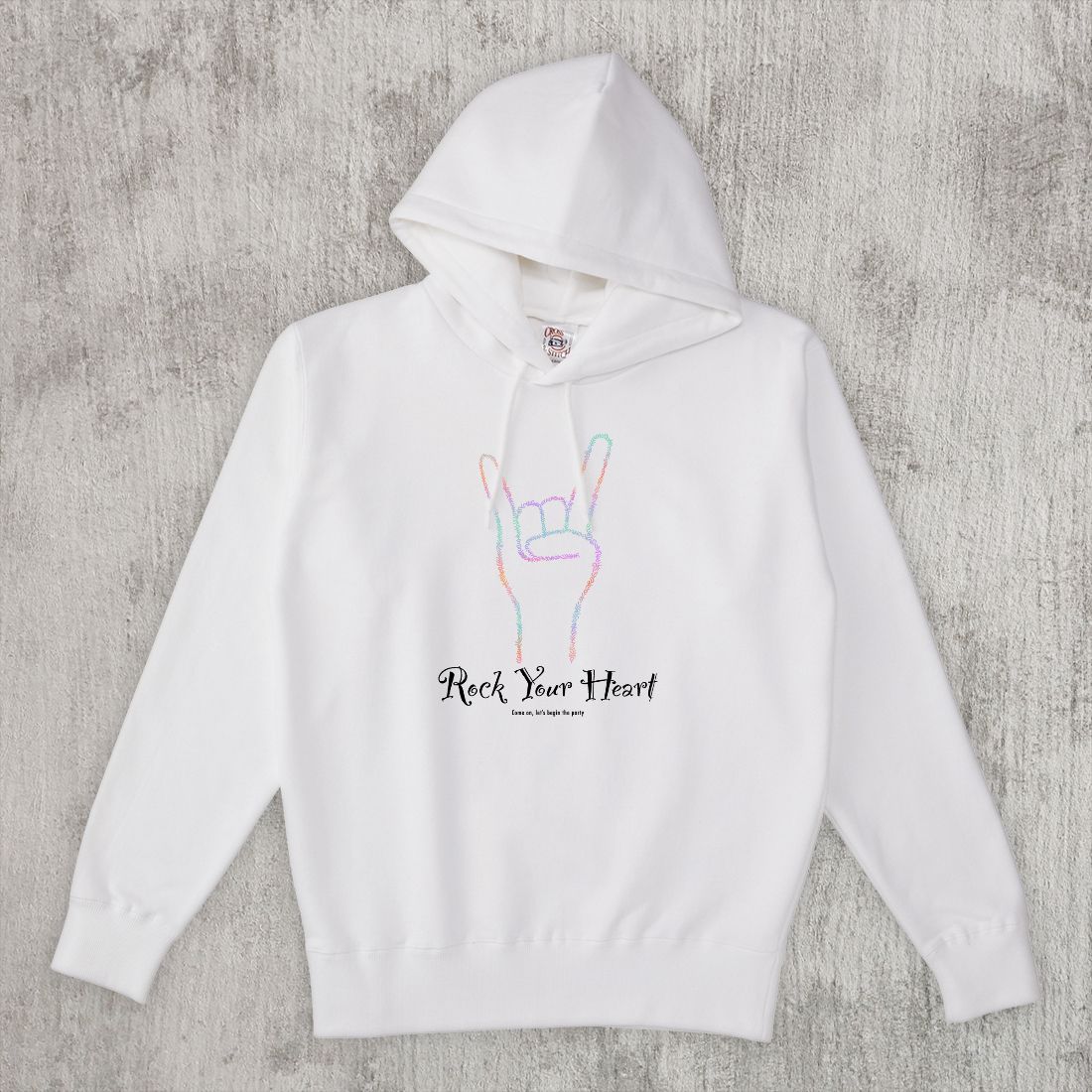 グラフィックパーカー　Hang Loose Color -Parka-