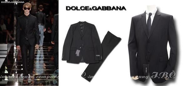 ★DOLCE&GABBANA★ドルガバ★3つ釦ブラック黒スーツ50大きいサイズ★
