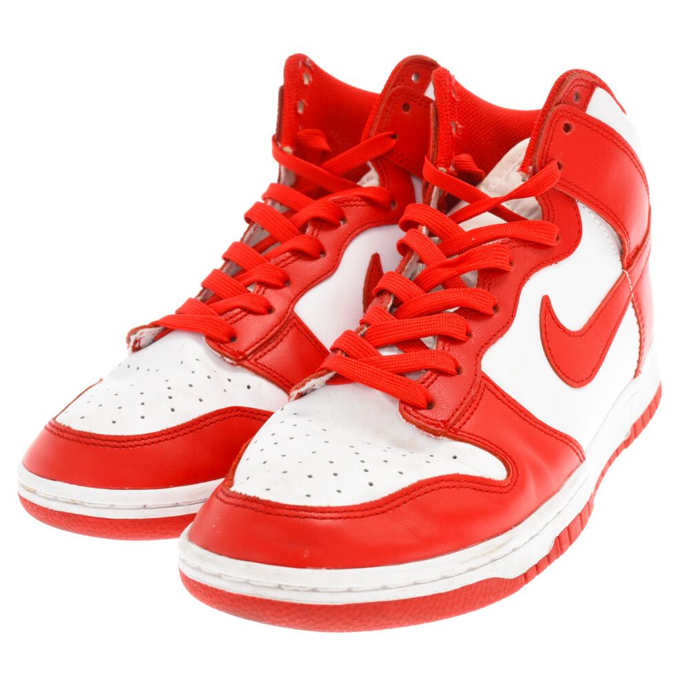 NIKE (ナイキ) DUNK HI RETRO CHAMPIONSHIP WHITE AND RED DD1399-106