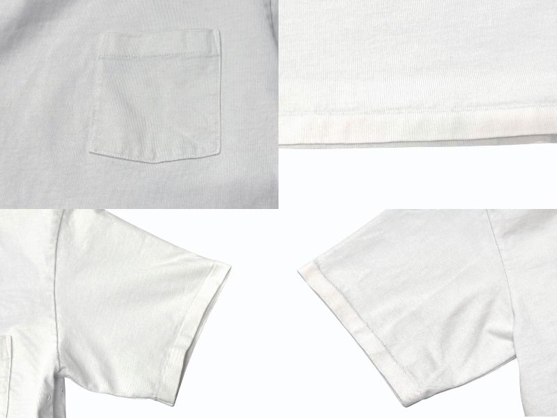 AURALEE オーラリー STAND-UP TEE スタンドアップTシャツ ポケット  