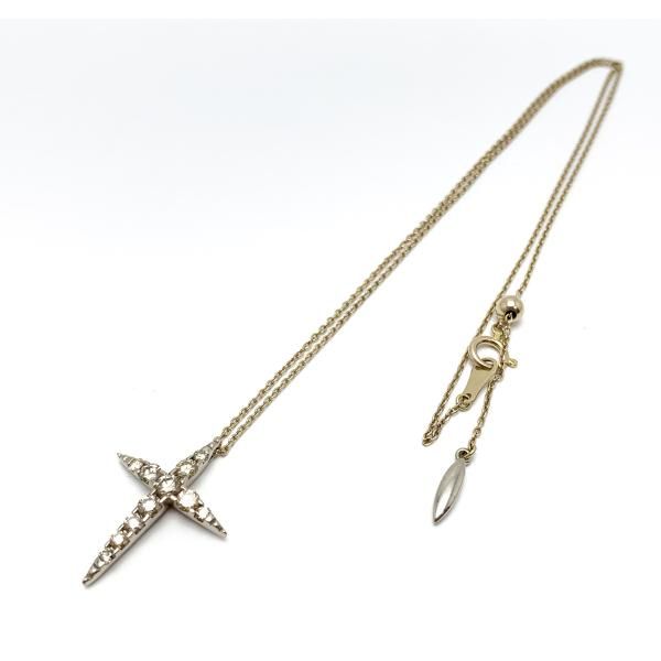 Kashikey カシケイ ネイキッド K18BG 18金 ダイヤモンド クロス