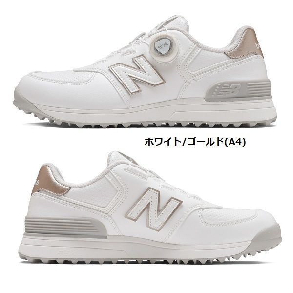 ニューバランス ゴルフシューズ 574 v4 SL BOA(R) WG574BA4 スパイク