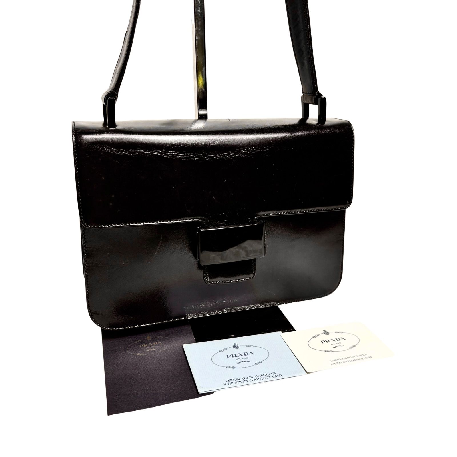 ✨レア✨ PRADA ヴィンテージバッグ マドラス オールレザー ワン 