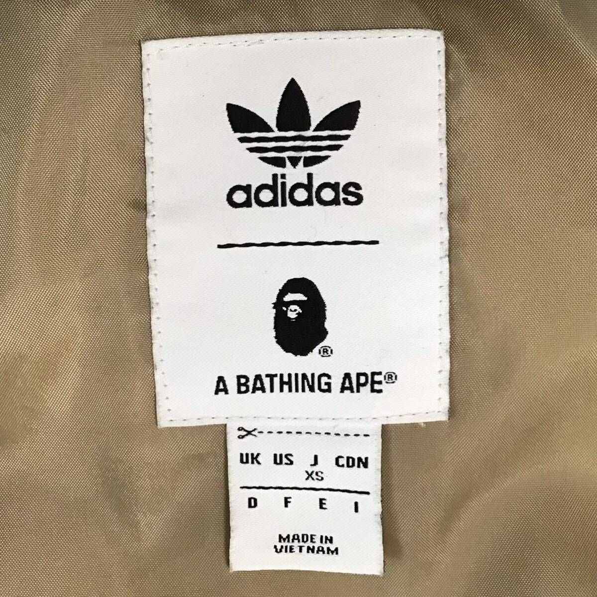 BAPE × adidas Shark Hoodie Down Jacket XSサイズ a bathing