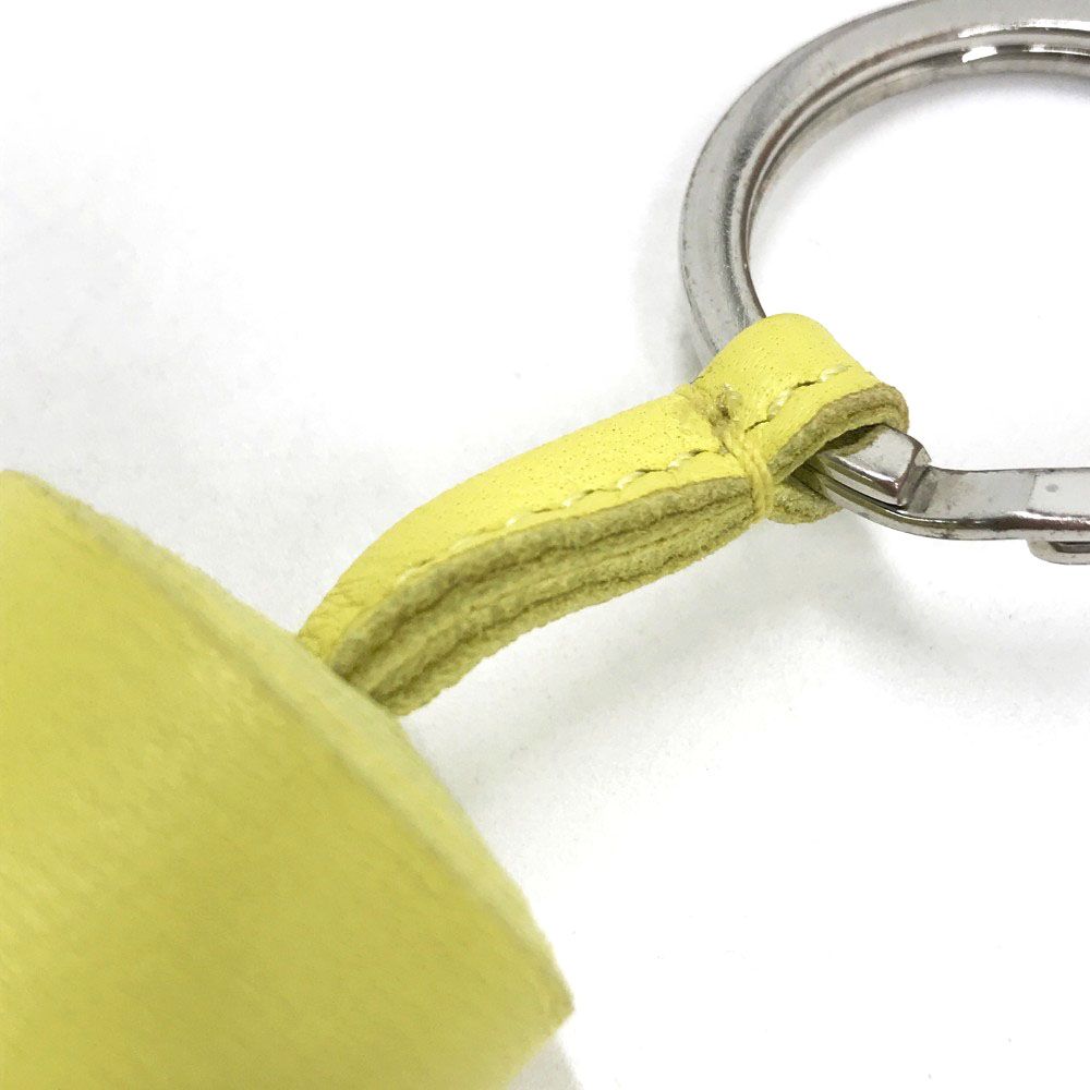 HERMES エルメス キーリング カルメン イエロー系 [240101355104] 551