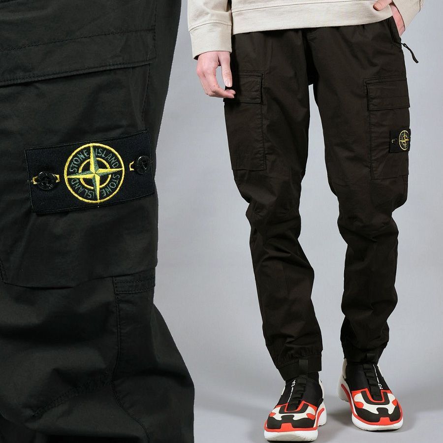 6 STONE ISLAND ストーンアイランド 101531303 A0029 ブラック カーゴ