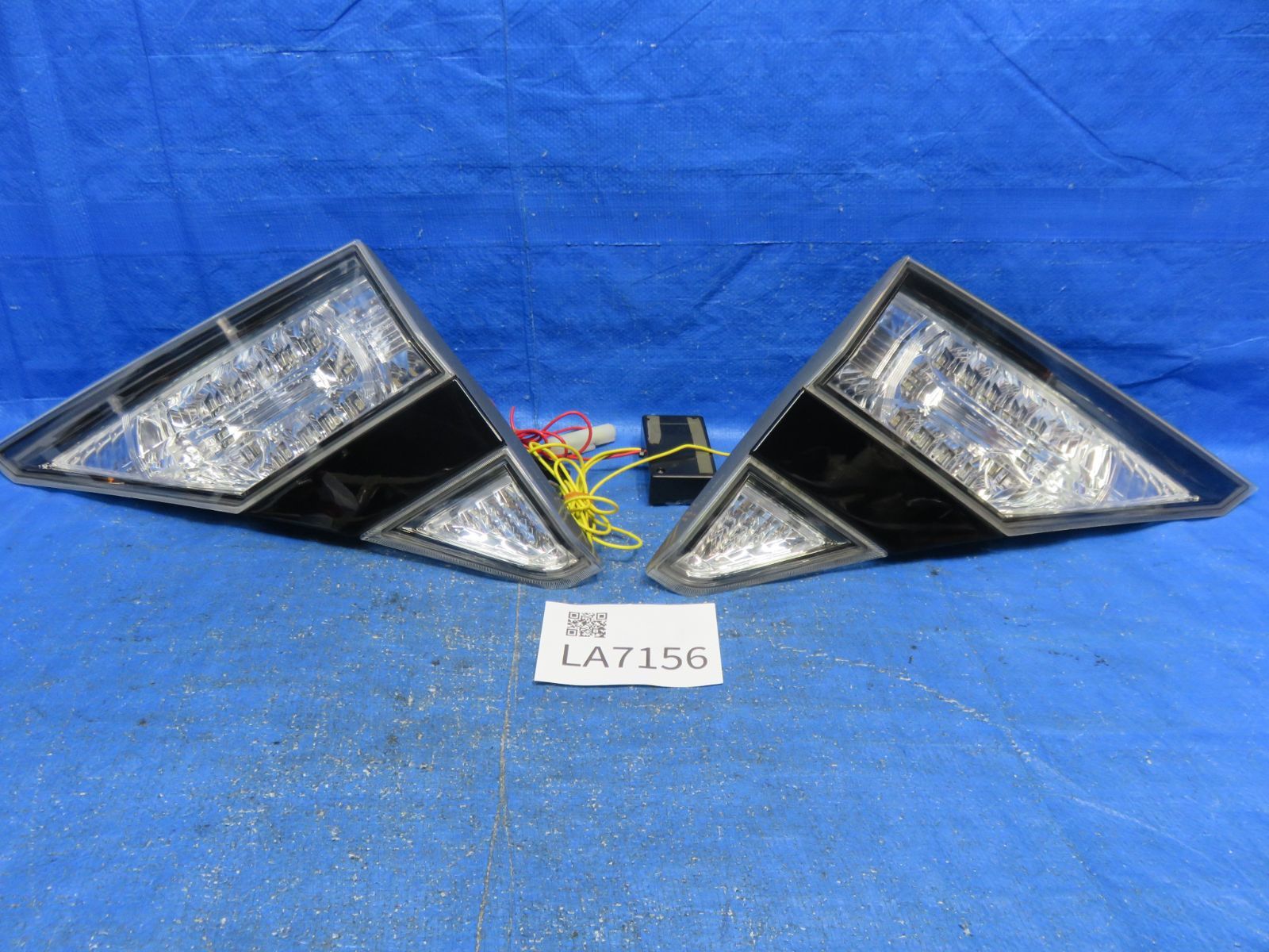 LA7156 点灯OK ヴェルファイア ANH20W 後期 テールライト テールランプ 純正 KOITO58-35 黒202 GARAX 4灯ブレーキランプキット付 GGH20W
