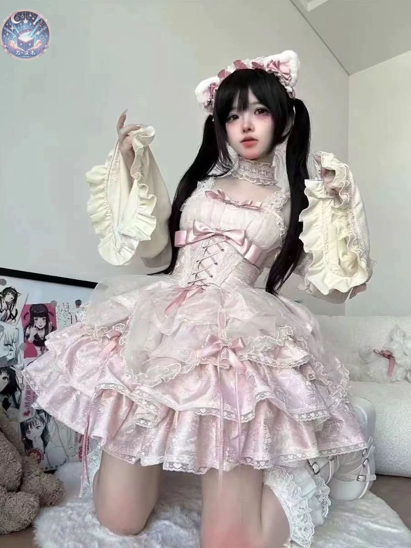♥ クラシカルロリータワンピース 姫袖付き お出かけ 女子会 イベントに最適