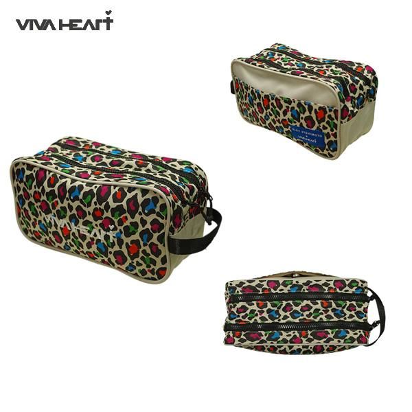 ビバハート VIVA HEART×ELEY KISHIMOTO PARTY LEOPARD カートポーチ 013-87801