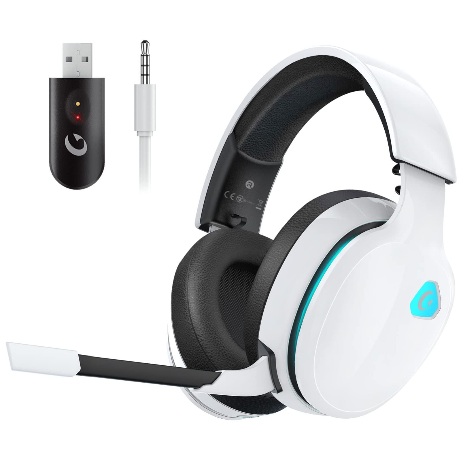 ゲーミングヘッドセットBluetoothヘッドホン ノイズキャンセリングマイク