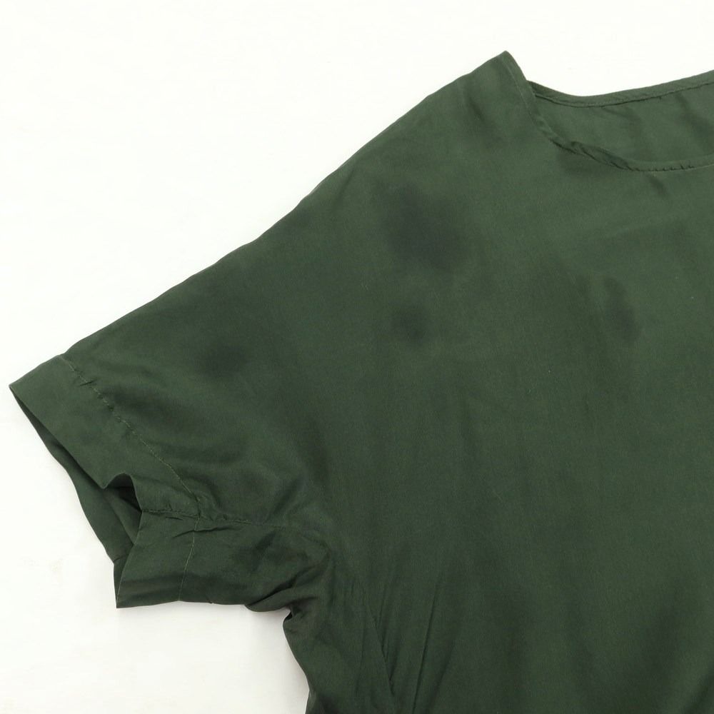 中古】ケイシー ケイシー CASEY CASEY シルク 半袖 ワンピース ダーク  