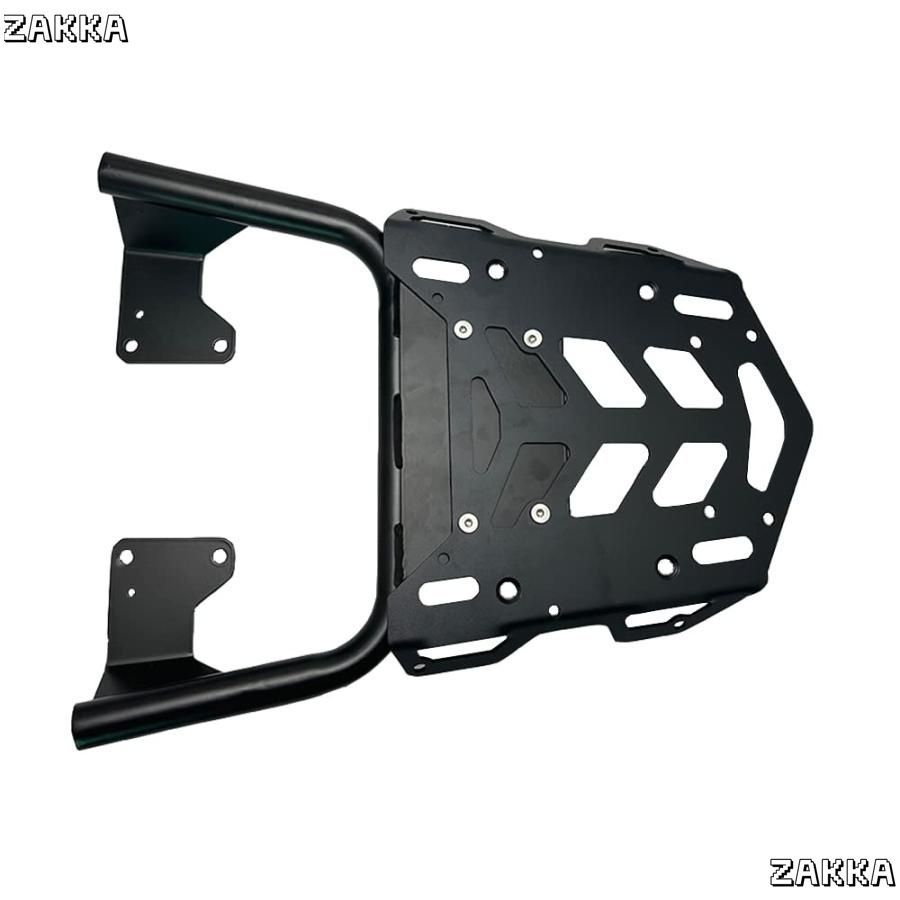 オートバイリア荷物ラック収納ラックテールボックスホルダーブラケットアルミ耐久性のあるラック