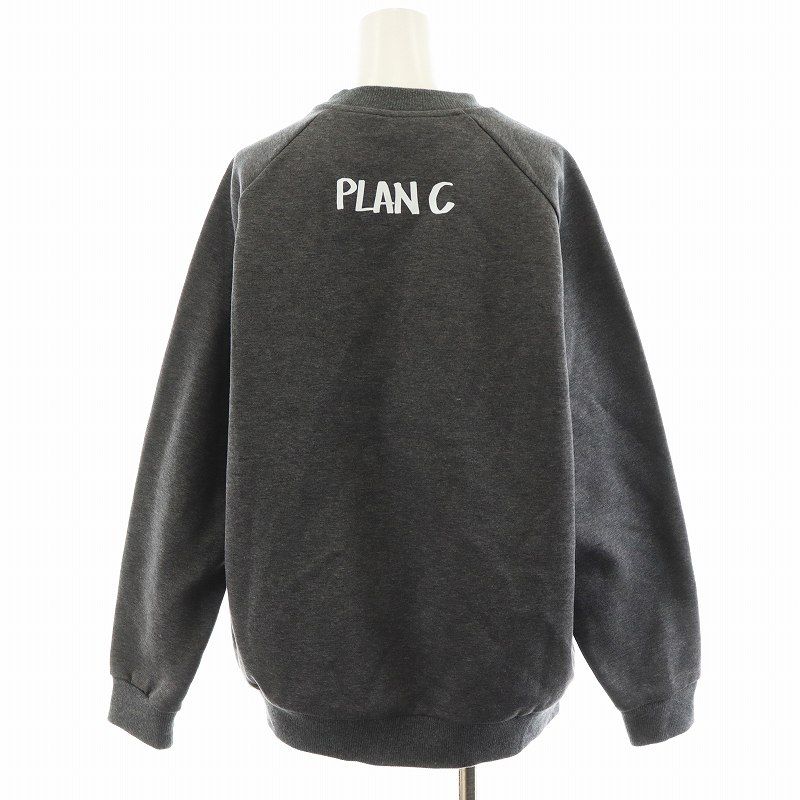 PLAN C ピリ&ビアンカ　スウェット　BLACK Sサイズ カプセルコレクション＿ピリアンドビアンカ スウェット | PLAN C