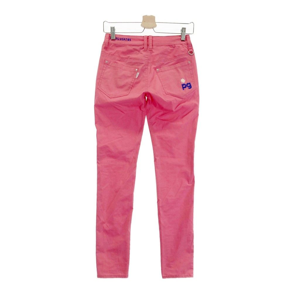 パーリーゲイツ 9分丈 ストレッチ パンツ ピンク サイズ00 パーリーゲイツ 9分丈 ストレッチ パンツ ピンク サイズ00