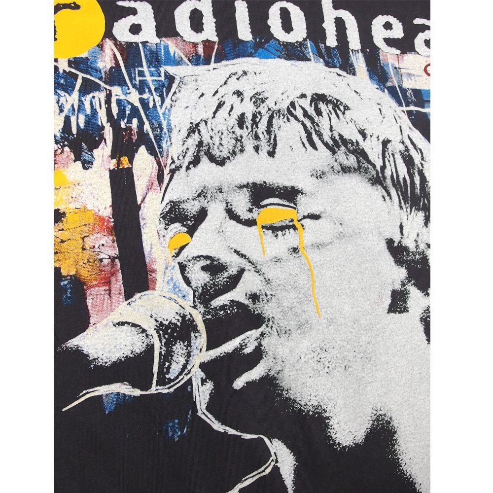 318 radiohead レディオヘッド ロンT 長袖 Tシャツ ブラック Lサイズ
