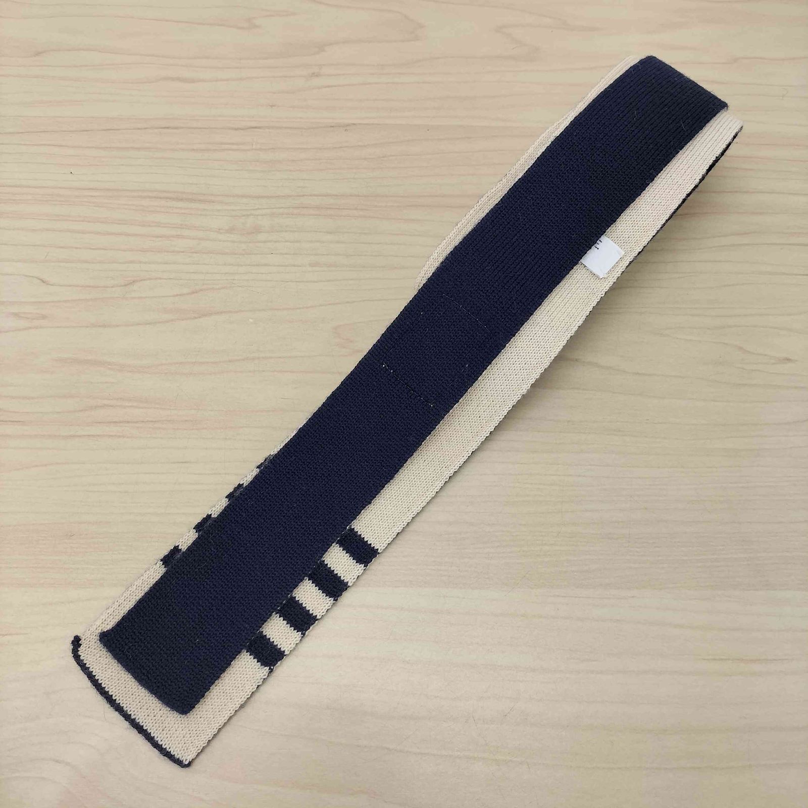 トムブラウン ウールニットタイ　黒 トムブラウン ウールニットタイ 黒 ツイルウールクラシック