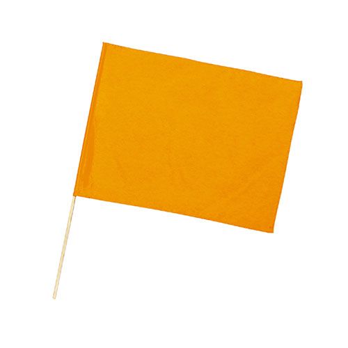 【10個セット】 ARTEC サテン特大旗 メタリックオレンジ φ12mm ATC3253X10