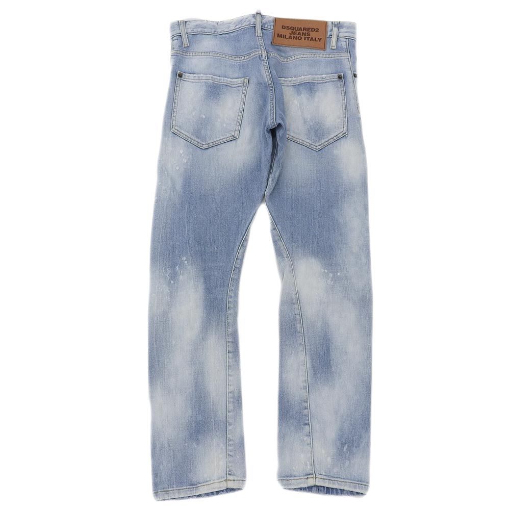 DSQUARED2 ディースクエアード DSQUARED2 ディースクエアード Sexy Twist jean デニムパンツ ボトムス レディース  サックスブルー 42 S74LB1064 22年製 42 - メルカリ