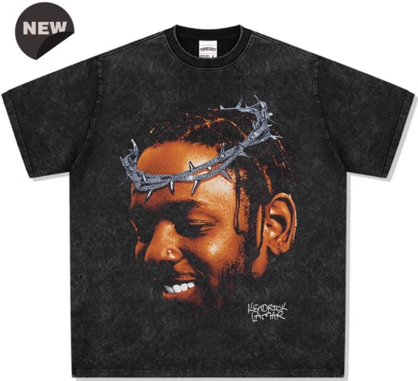 ケンドリック ラマー Kendrick Lamar ヴィンテージ加工 両面プリント 