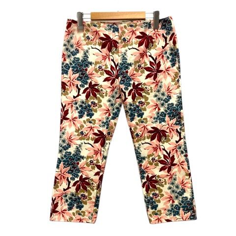 マルニ MARNI パンツ ボトムス コットン フラワー 花柄