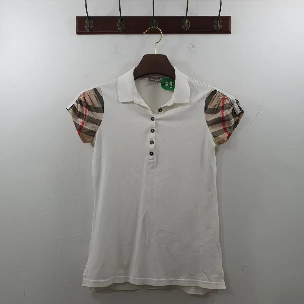 S BURBERRY バーバリー レディース シャツ 半袖 Tシャツ