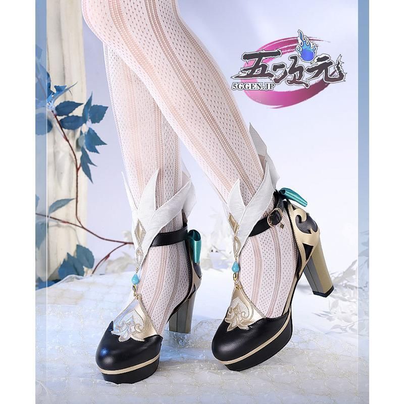 原神 エスコフィエ コスプレ M靴 道具 ウィッグ フルセット 即納可 高品質 新発売 三分妄想 原神 コスプレ エスコフィエ 衣装 ※ウィッグ 靴