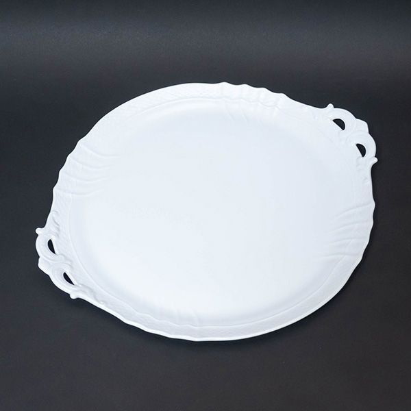 リチャード・ジノリ 注文 ベッキオホワイト 34cmケーキトレイ