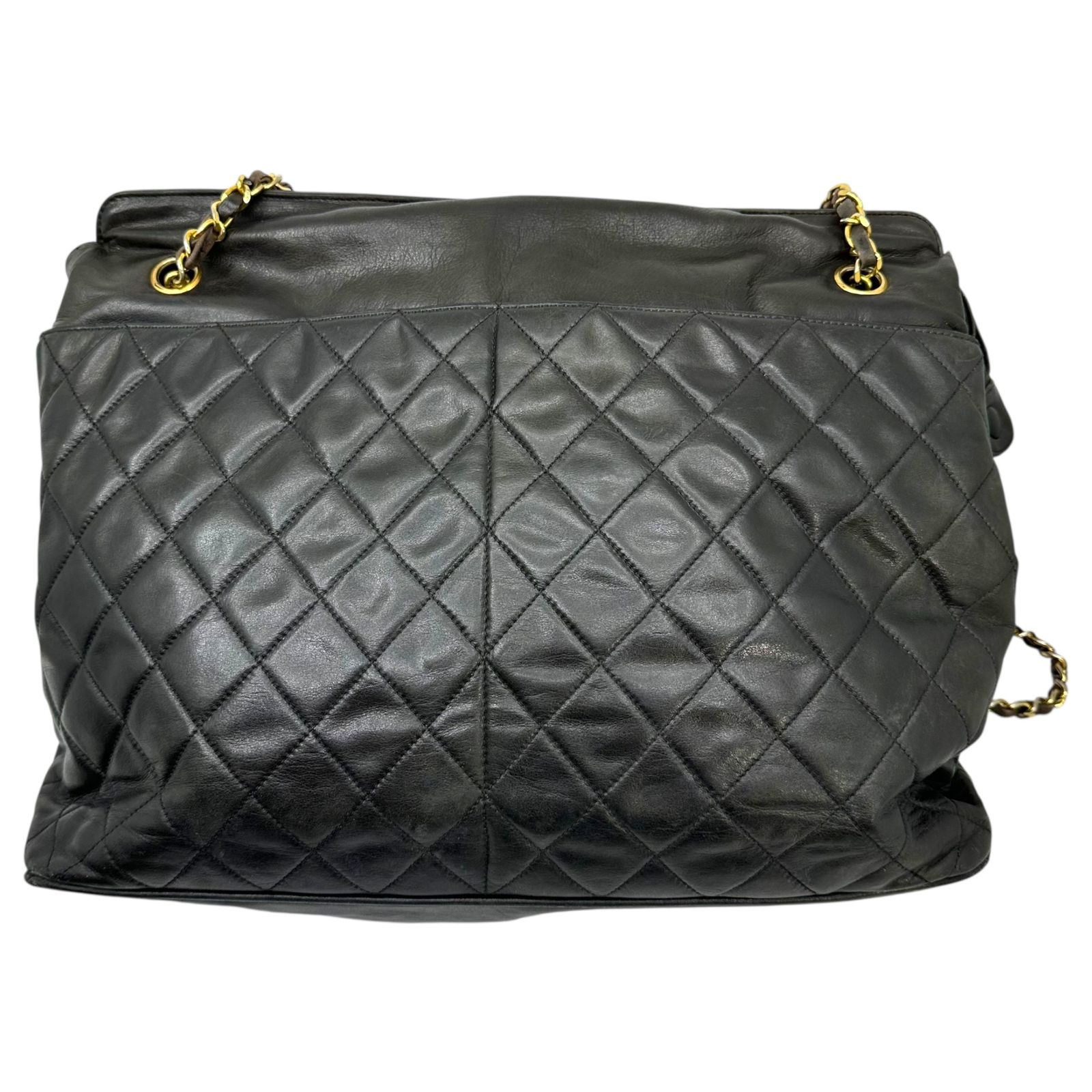 CHANEL(シャネル) 90's Coco Charm Lambskin Matelasse Double
