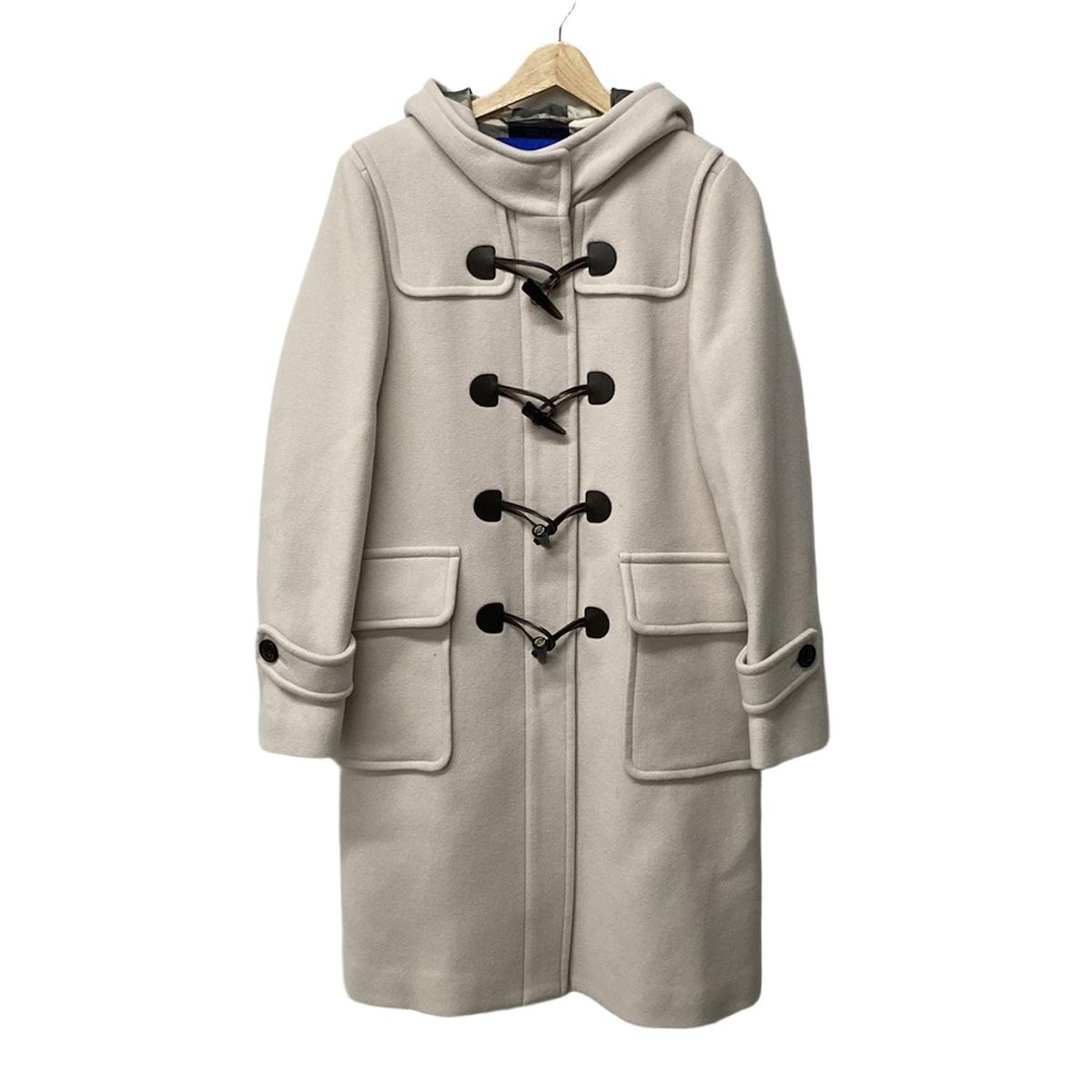 美品 ブルーレーベルクレストブリッジ ダッフルコート ウール 38 M ベージュ BLUE LABEL CRESTBRIDGE(ブルーレーベルクレストブリッジ