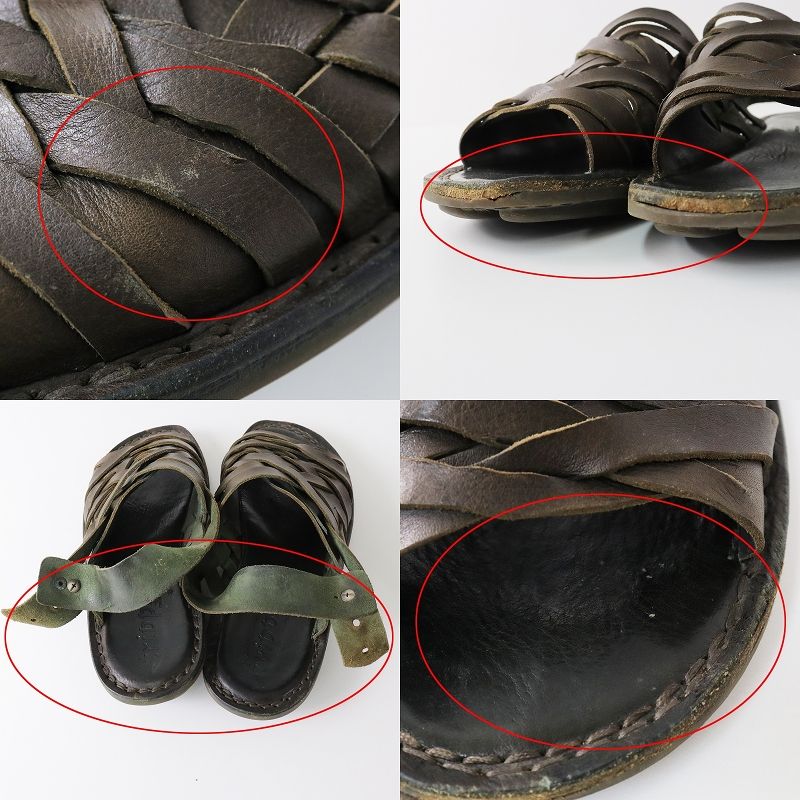 トリッペン trippen 2022SS Swamp forest スワンプ レザーサンダル 37