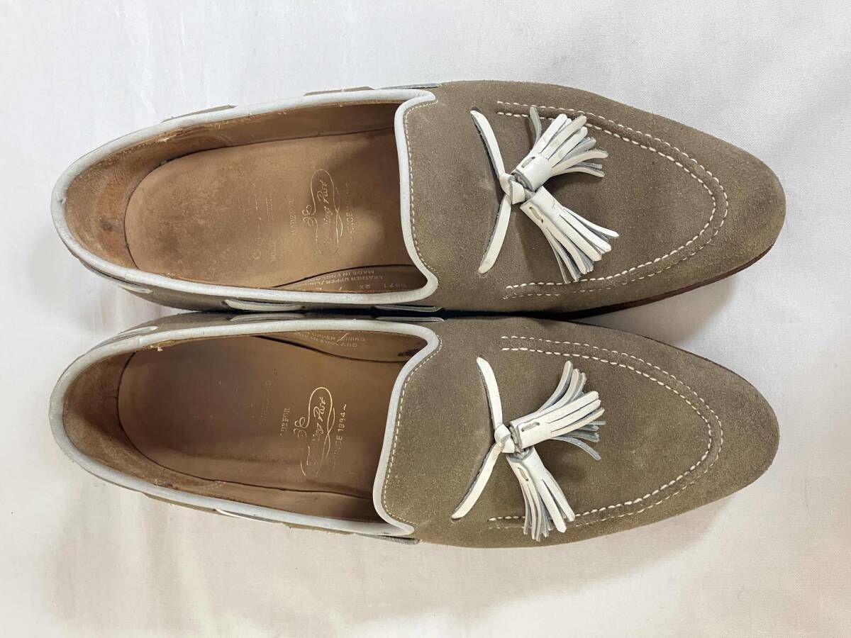 CROCKETT ＆ JONES タッセルローファー UK7 26cm GUERNSEY X16481
