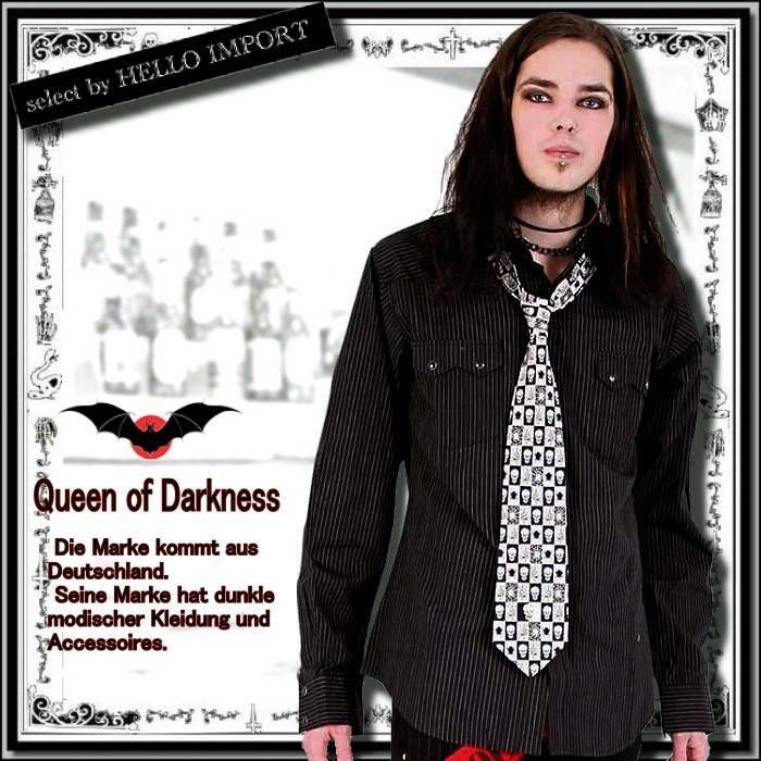 ゴシック メンズ ドレスシャツ 縦ボーダー ファッション 服 パンク 黒 薄手 |rfa220