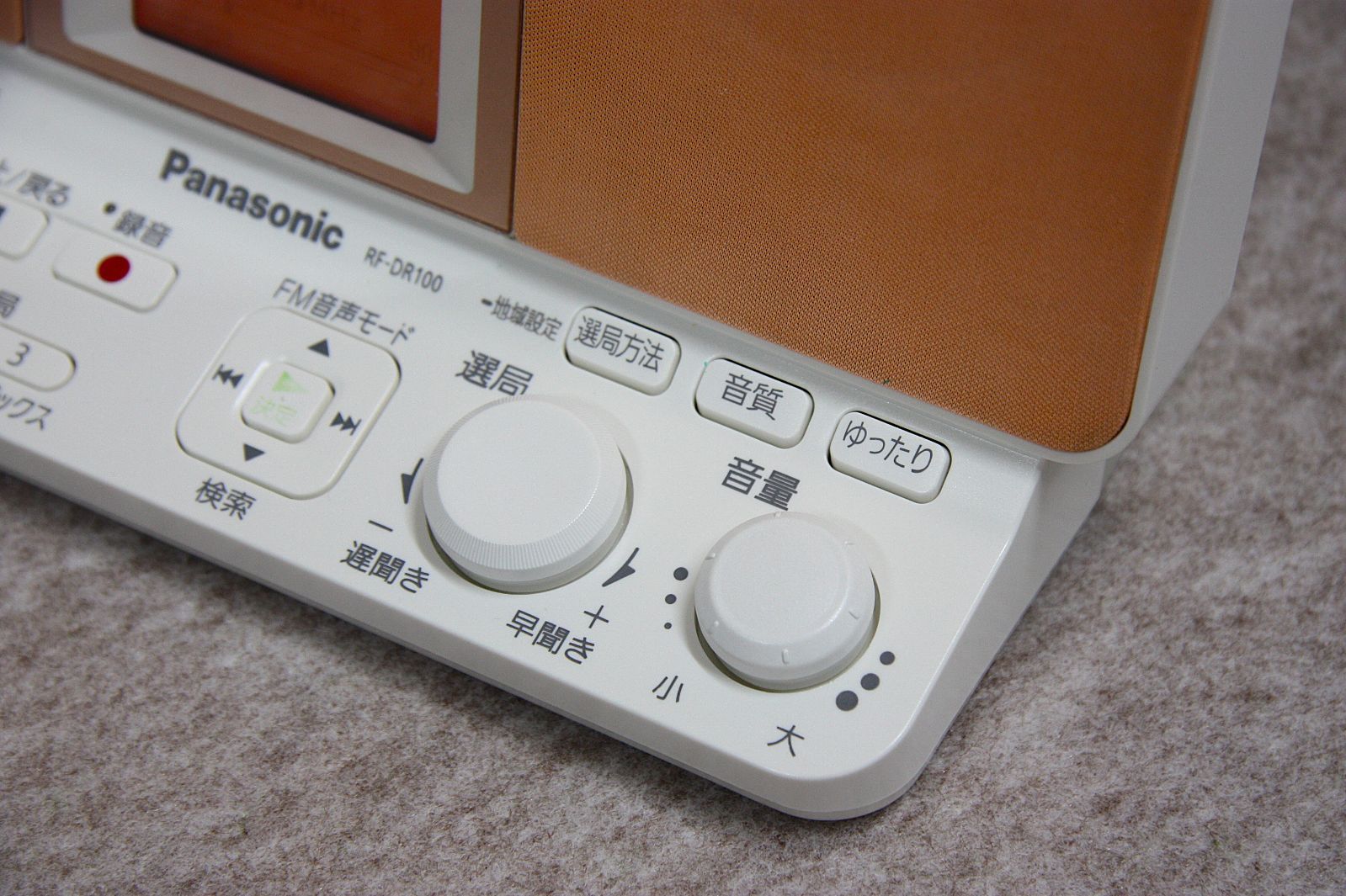 Panasonic 内蔵メモリー4GB/SD録音機能付 AM/FMラジオ RF-DR100